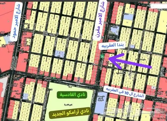 للبيع أرض تجارية للبيع في حي مدينة العمال بالخبر العقربية 2