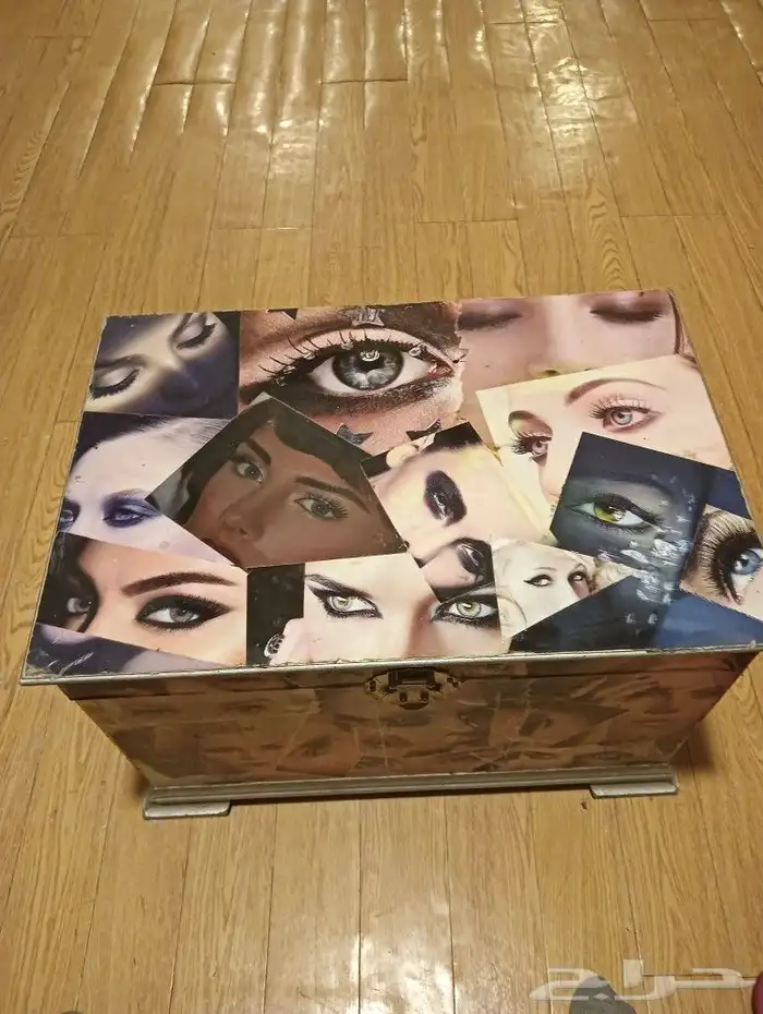 صندوق خشبي تصميم كولاج 6