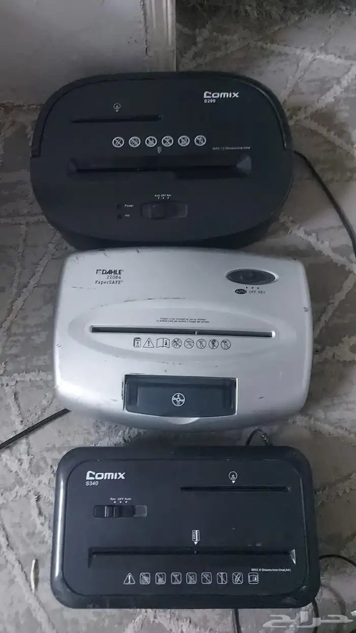 آلة تغليف حراري و فرامة اوراق وسي دي ودباسة كهربائيه 1