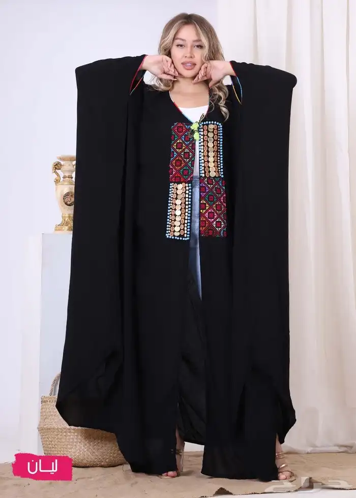 عبايات استقبال واتواب بدويه روعه وكاردن سعودي خيال يابنات 1