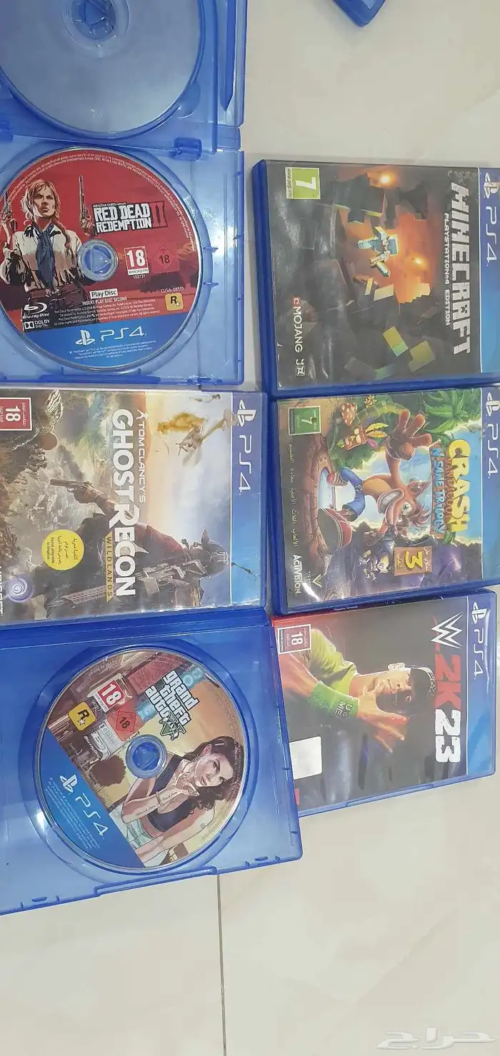 سيكل رامبو و سكوتر للبيع واشرطه سوني بلايستيشن 4 2