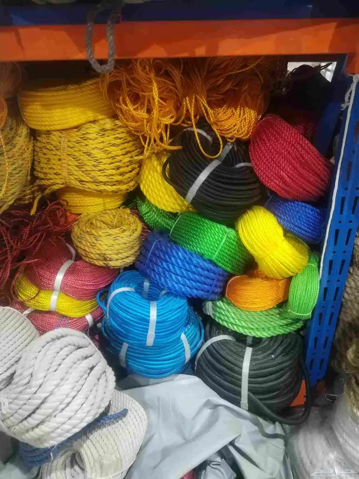 حبال بجميع انواعها خيش نايلون قطن سبته 18