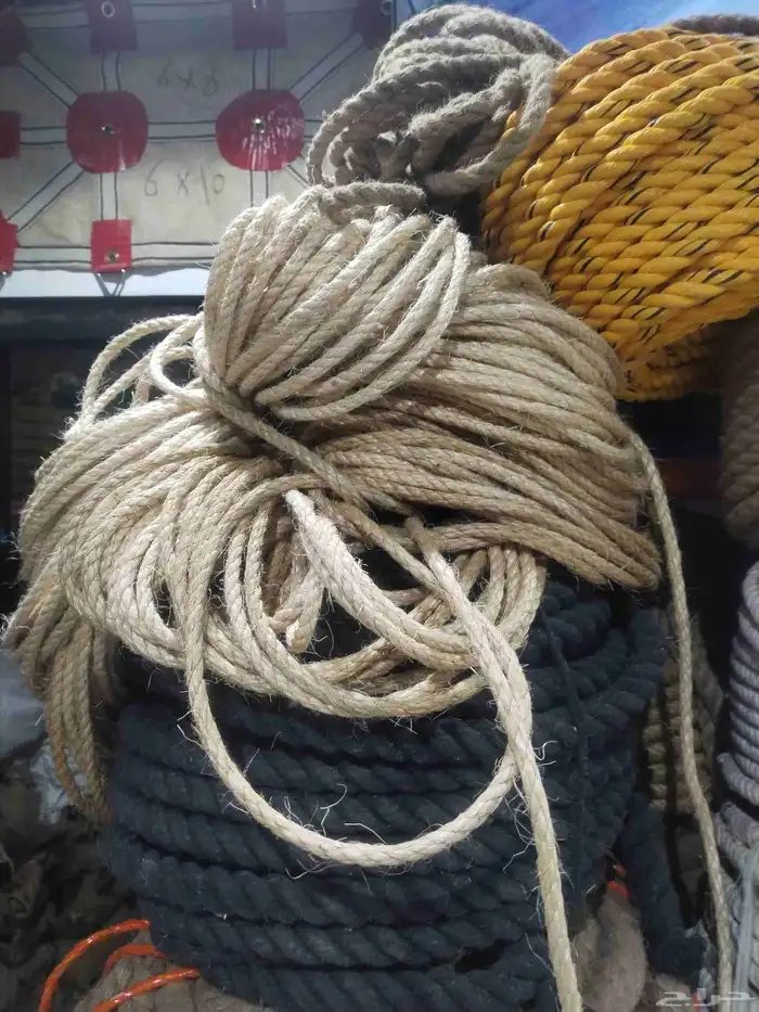 حبال بجميع انواعها خيش نايلون قطن سبته 8