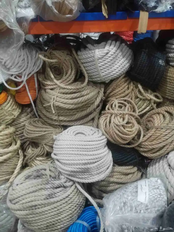حبال بجميع انواعها خيش نايلون قطن سبته 19