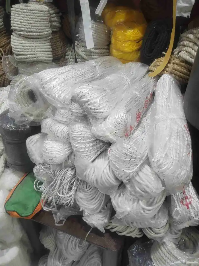 حبال بجميع انواعها خيش نايلون قطن سبته 20