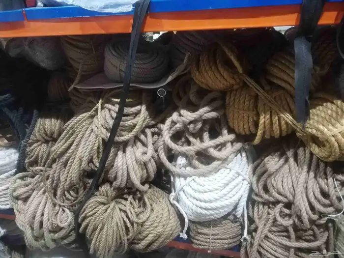 حبال بجميع انواعها خيش نايلون قطن سبته 9