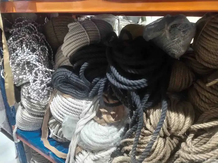 حبال بجميع انواعها خيش نايلون قطن سبته 10