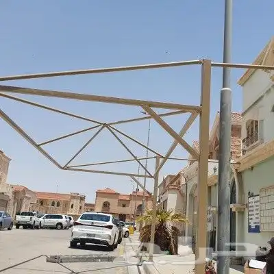 مظلات وسواتر برجولات هناجر مستودعات سندويش بنل 3