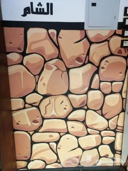 نقدم لكم البعض من الأعمال ف رسم  الجداريات الخارجية و الديك 9