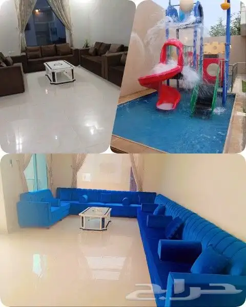شاليهات للايجار ألعاب مائية شاليه امهار شاليه الرمال شاليهات 2