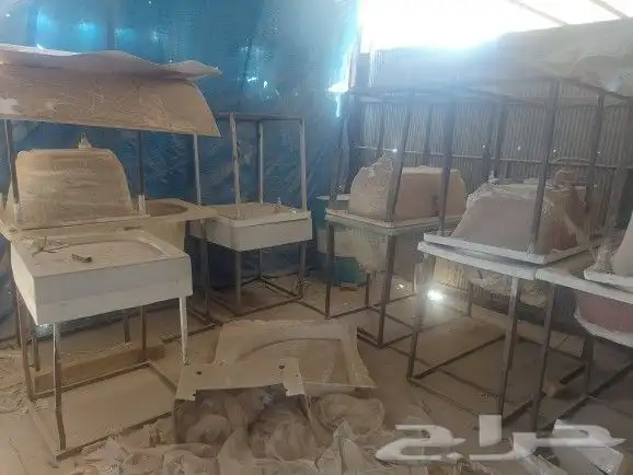 بيع أدوات مصنع للبانيوهات الكريلك والفيبر جلاس وقوالب اغطية 7
