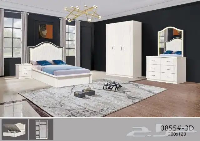 غرف نوم مميزه 4