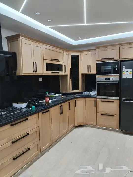 مطابخ خشب ودواليب ملابس ومطابخ صاج والمنيوم ورخام 6