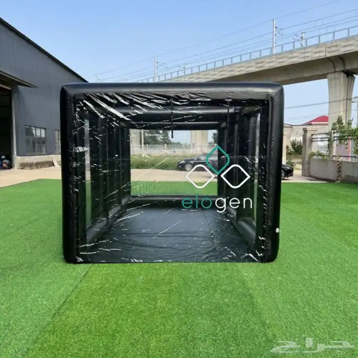 Inflatable Car Cover Tent ...خيمة غطاء سيارة قابلة للنفخ 2