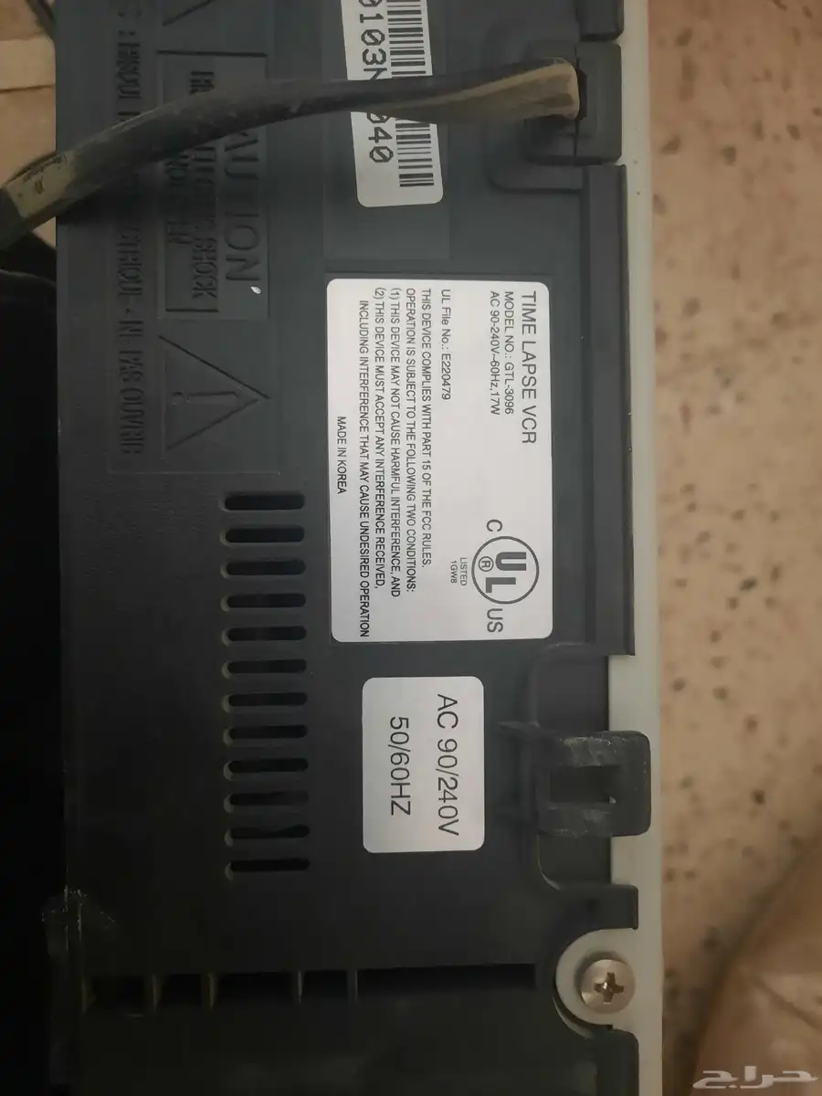 جهاز تشغيل اشرطة فيديو VHS مستعمل 5