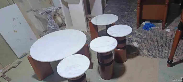 طاوله طعام تفصيل حسب الطلب وعرض خاص من طاوله قهوه مداخل استق 5
