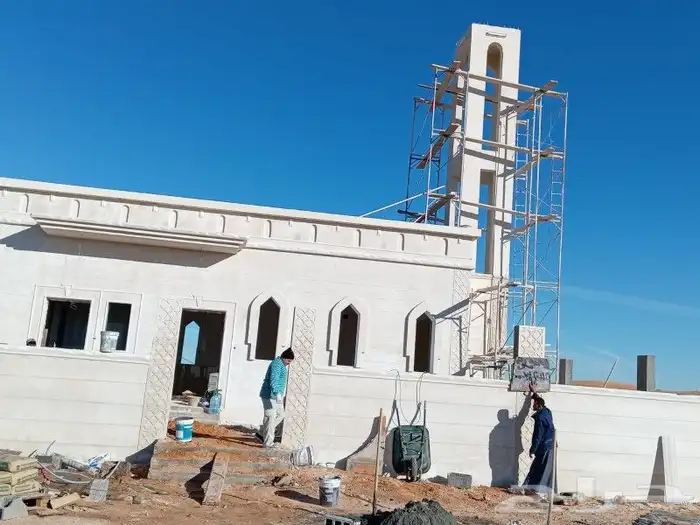 الياسه بالاسمنت الأبيض للواجهات بديل الحجر 8