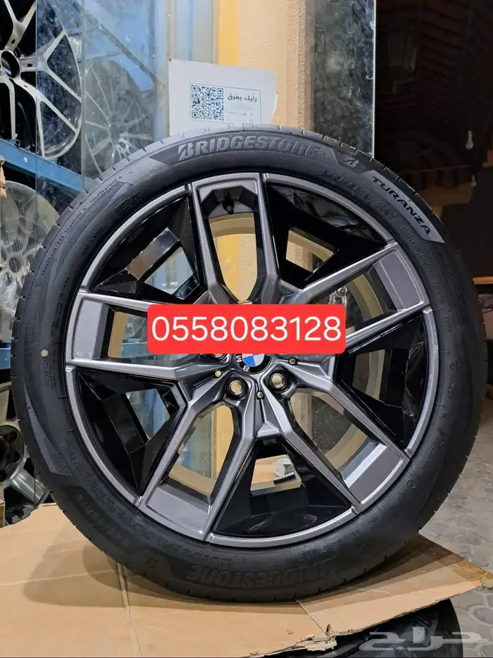 جنوط بي ام الفئه الخامسه اصلي وكاله مقاس 19 موديل 2025 0