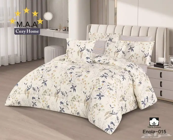 مفرش صيفي 8 قطع قطن 100 4