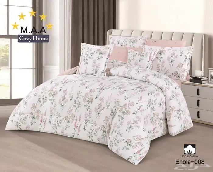 مفرش صيفي 8 قطع قطن 100 11