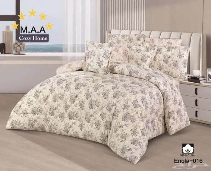 مفرش صيفي 8 قطع قطن 100 5