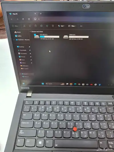 لاب توب لينوفو ثينك باد بحالة ممتازة lenovo t490 9