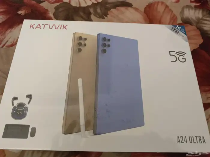 تابلت ذاكره 1تيرا رام 16قيقا 5G شركة KATVVIK 1