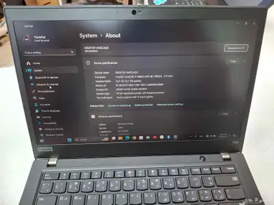 لاب توب لينوفو ثينك باد بحالة ممتازة lenovo t490 8