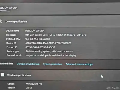لاب توب لينوفو ثينك باد بحالة الجديد THINKPAD T14s 6