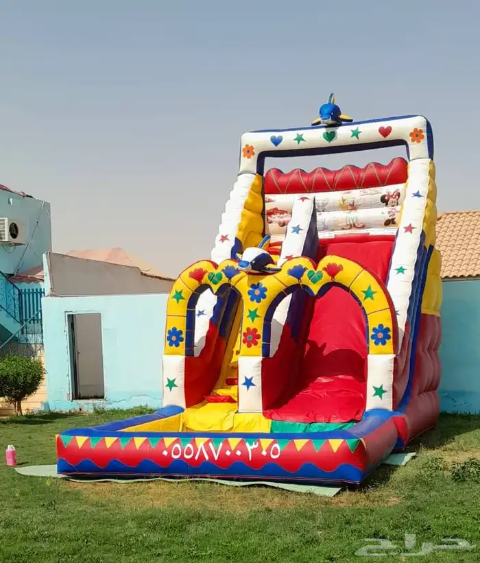 زحاليق مائيه نطيطات العاب الرياض 1