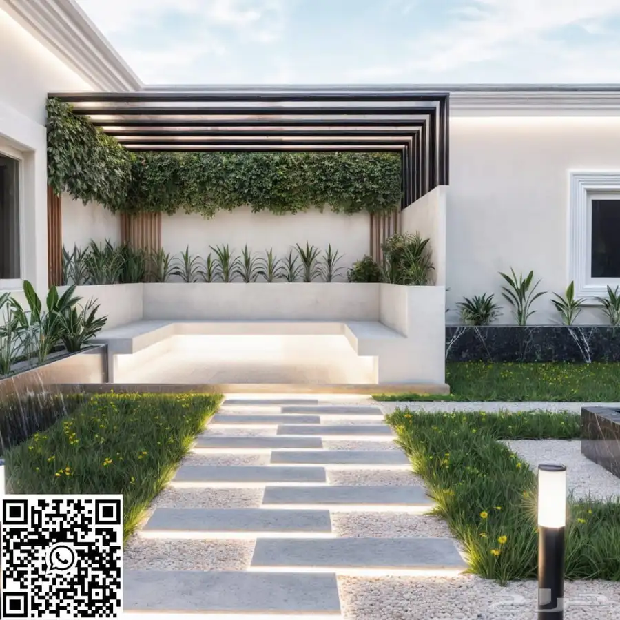 تصميم داخلي 3D وتنفيذ حدائق ومظلات وجلسات ومطاعم ومكاتب في ا 4
