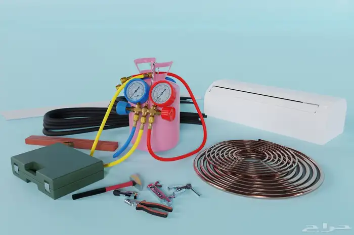 تمديد وتأسيس نحاس مكيفات سبليت بالرياض 6