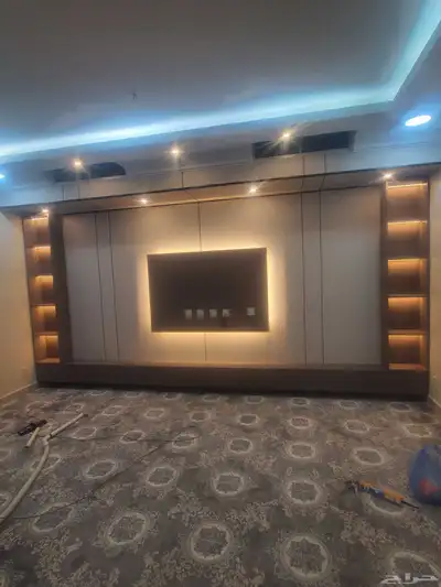 ديكورات حديثه بديل الشيبورد بديل خشب بديل رخام جبس بورد اسقف 3