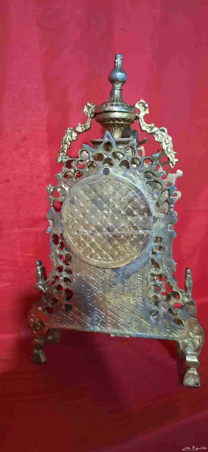 ساعة مكتب تحفة شكل فكتوري قديم 3