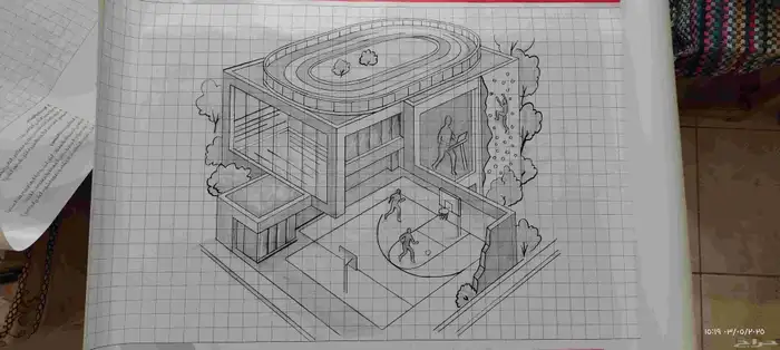 رسم هندسي يدوي 12