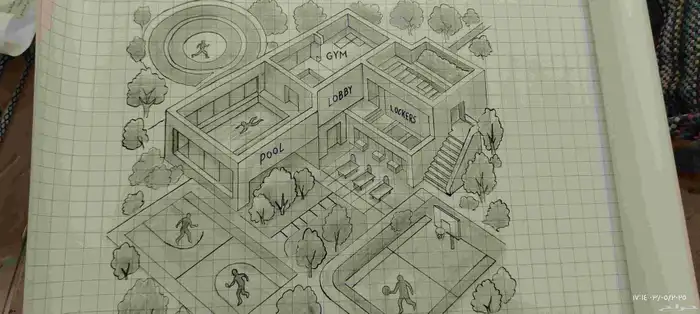 رسم هندسي يدوي 6