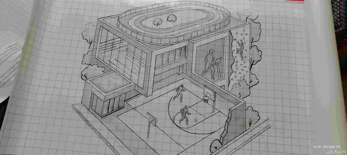 رسم هندسي يدوي 13