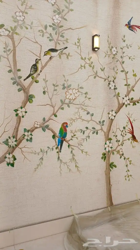رسام حوائط مناظر طبيعية كافيهات محلات مولات رسم علي الفخار ر 1