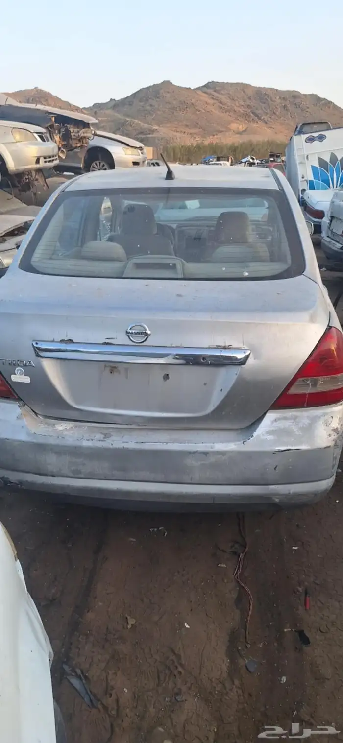 نيسان تيدا موديل 2007 قطع غيار تشليح 2