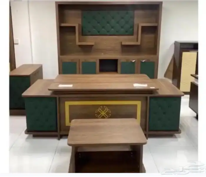 جديد موديلات طقم مكتب فخم أنيق كراسي دوار جلد فخم مريح 21