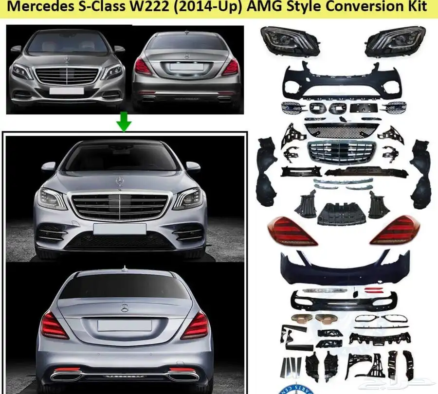 كت مرسيدس يخت 2015-2020 AMG S63 0