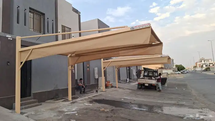 مضلات سيارات مظلات سيارات جده سواتر قماش 1