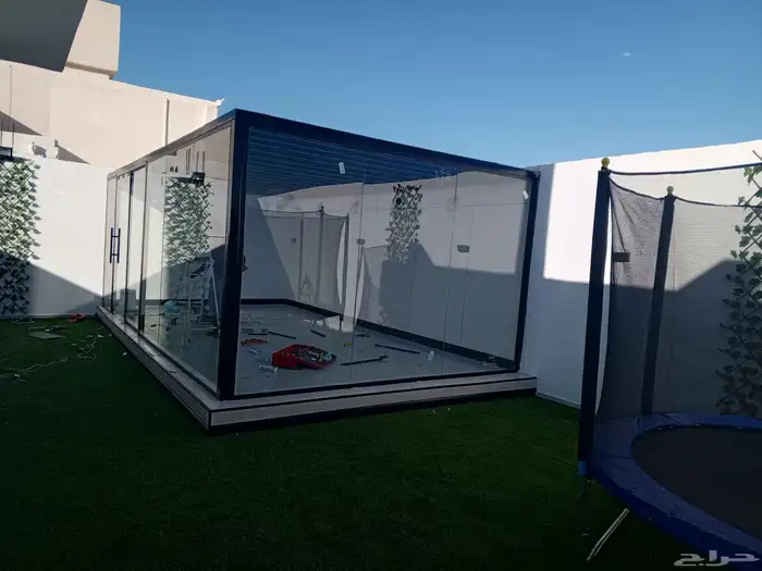 معلم زجاج سكريت والمنيوم وواجهات استركشر 9