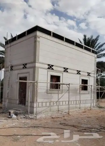 ديكورت خرجيه سمنت ابيض وبطحا اريض شببيك وزويا وجهت كمل 1