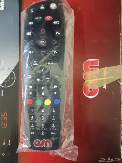 ريموت ريسيفر osn جديد مع البطاريات اصلي لم يستعمل 0