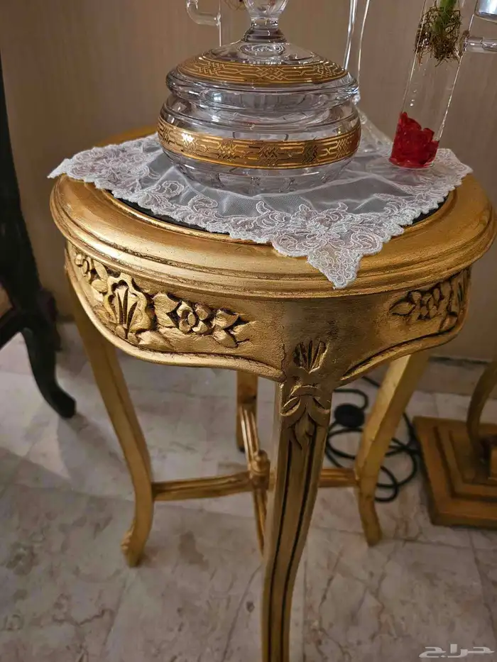 طاولة دائرية خشبية موجانو 1
