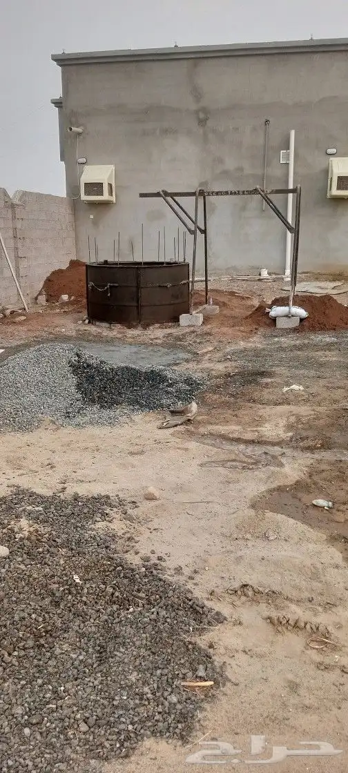 حفر خزان الميا  و بيار 0