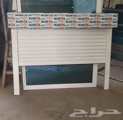 شبابيك المنيوم دبل و عادي زجاج سيكوريت ابواب المنيوم دبل 8