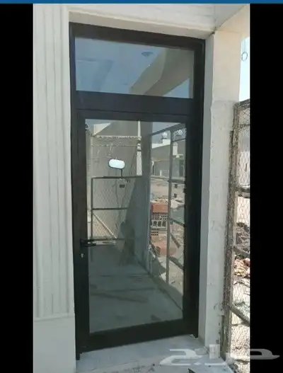 شبابيك المنيوم دبل و عادي زجاج سيكوريت ابواب المنيوم دبل 5