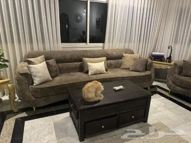 5طقوم كنب مريح ملكي فاخر للراحة والاسترخاء 5طقوم 10